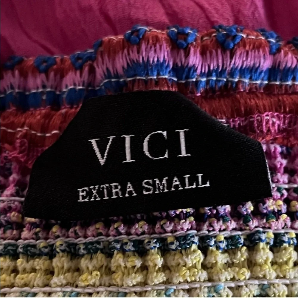 Vici Pretty in Pink Smocked Puff Sleeve Dress - Size XS - Picture 4 of 13
